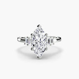 Baguette Accent Solitaire - 4Me1 