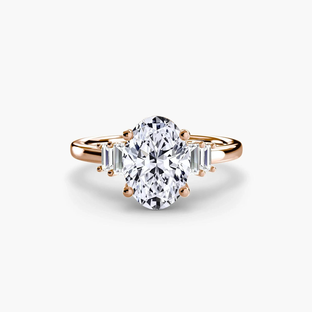 Baguette Accent Solitaire - 4Me1 
