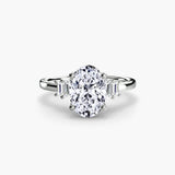 Baguette Accent Solitaire - 4Me1 