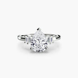 Baguette Accent Solitaire - 4Me1 