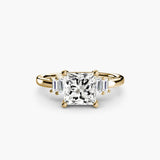 Baguette Accent Solitaire - 4Me1 