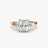 Baguette Accent Solitaire - 4Me1 