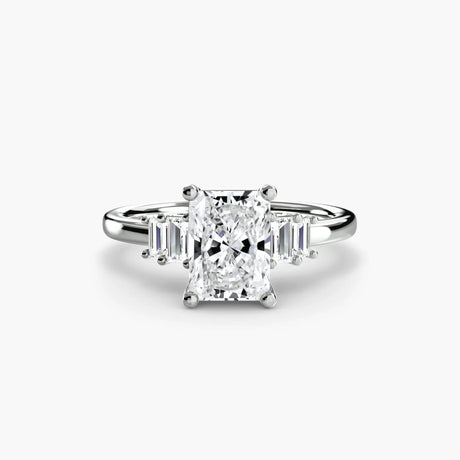 Baguette Accent Solitaire - 4Me1 
