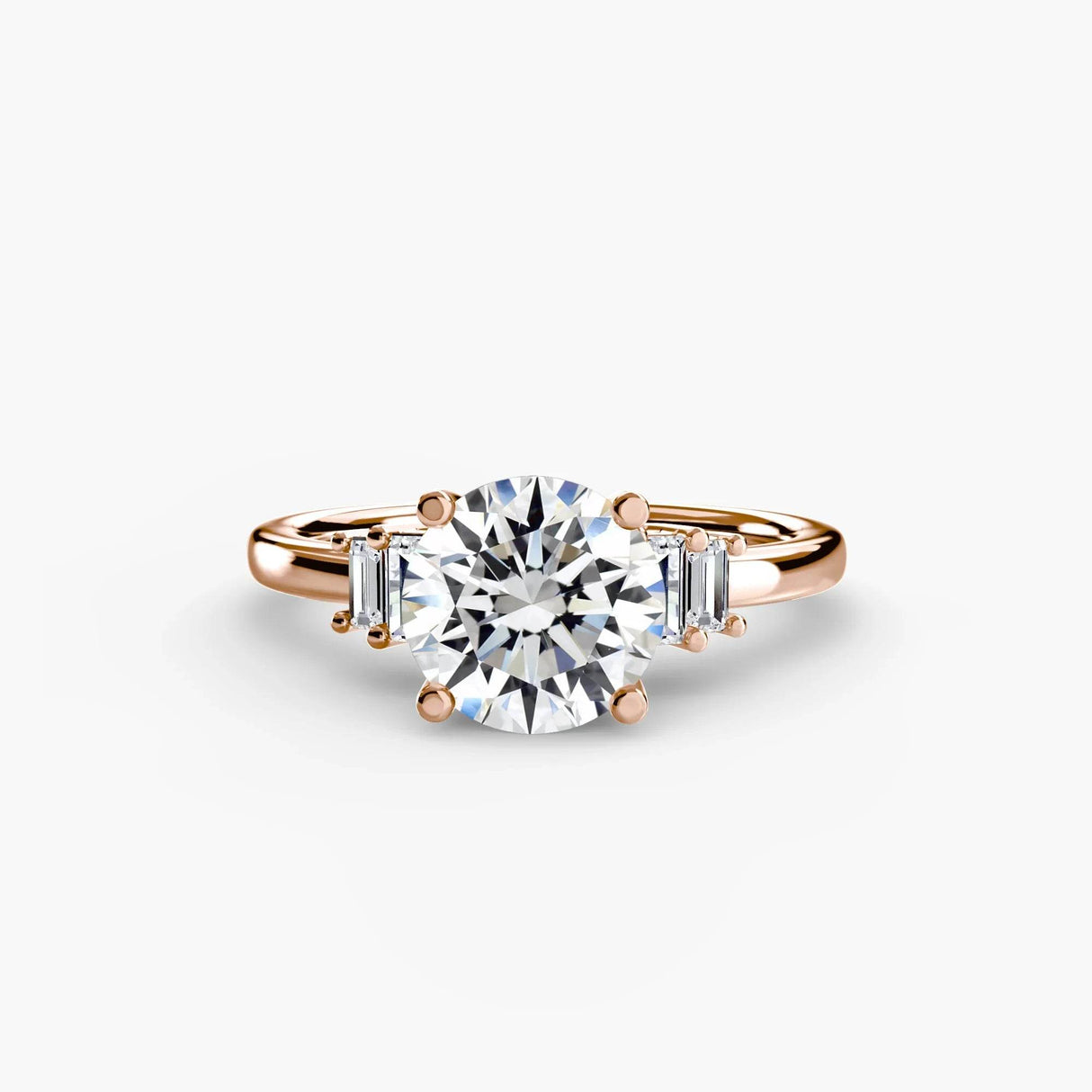 Baguette Accent Solitaire - 4Me1 