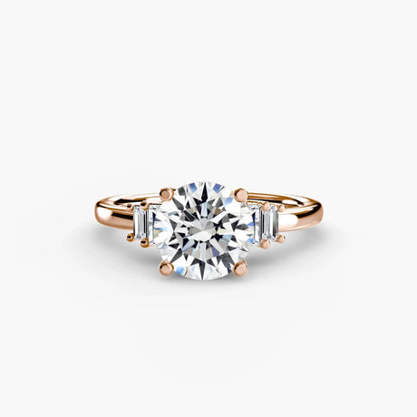 Baguette Accent Solitaire - 4Me1 