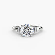 Baguette Accent Solitaire - 4Me1 