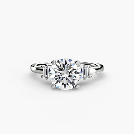 Baguette Accent Solitaire - 4Me1 