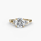 Baguette Accent Solitaire - 4Me1 