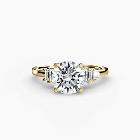 Baguette Accent Solitaire - 4Me1 