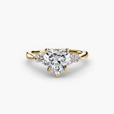 Solitaire with Shoulder Accents 2 - 4Me1 