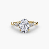 Solitaire with Shoulder Accents 2 - 4Me1 