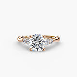 Solitaire with Shoulder Accents 2 - 4Me1 