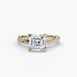 The Twisted Pavé Solitaire - 4Me1 