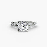 The Twisted Pavé Solitaire - 4Me1 