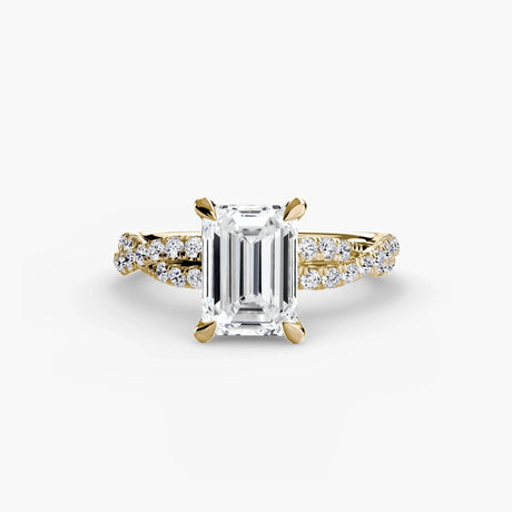 The Twisted Pavé Solitaire - 4Me1 