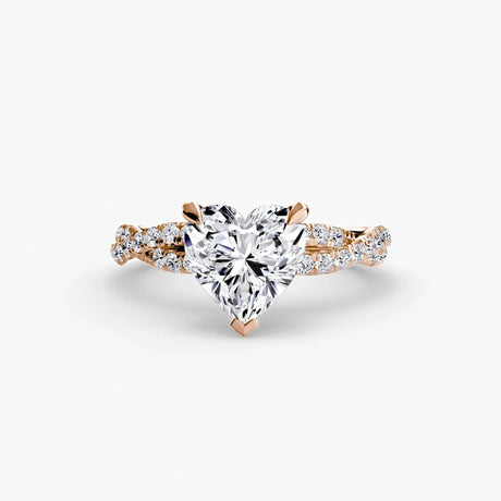 The Twisted Pavé Solitaire - 4Me1 