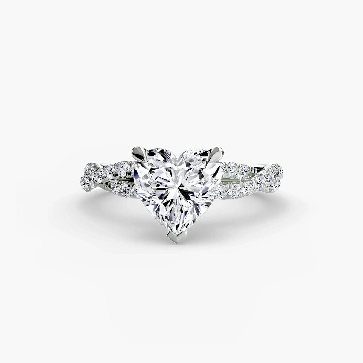 The Twisted Pavé Solitaire - 4Me1 