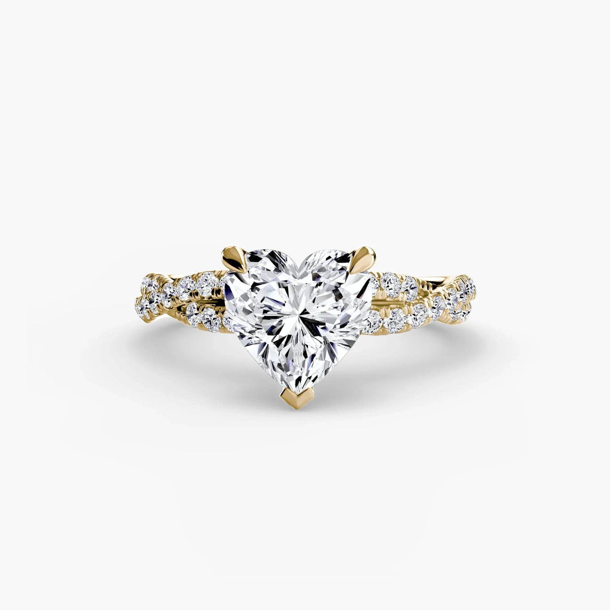 The Twisted Pavé Solitaire - 4Me1 