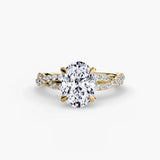The Twisted Pavé Solitaire - 4Me1 