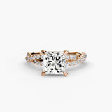 The Twisted Pavé Solitaire - 4Me1 