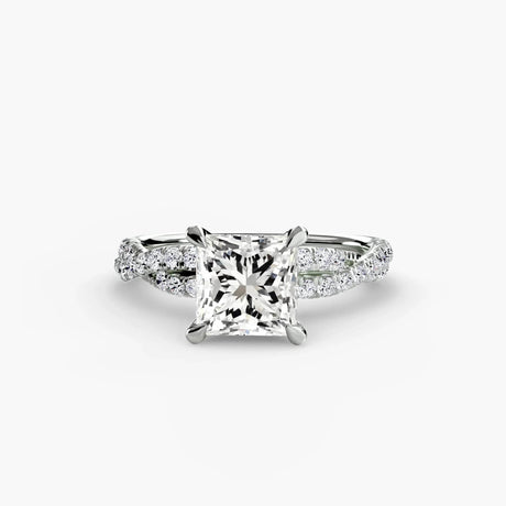 The Twisted Pavé Solitaire - 4Me1 