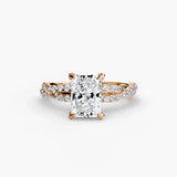 The Twisted Pavé Solitaire - 4Me1 