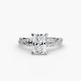 The Twisted Pavé Solitaire - 4Me1 