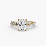The Twisted Pavé Solitaire - 4Me1 