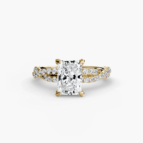 The Twisted Pavé Solitaire - 4Me1 