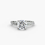 The Twisted Pavé Solitaire - 4Me1 