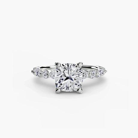 Solitaire with Eternity Pavé 2 - 4Me1 