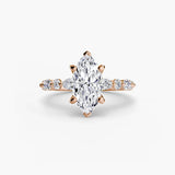 Solitaire with Eternity Pavé 2 - 4Me1 