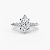 Solitaire with Eternity Pavé 2 - 4Me1 