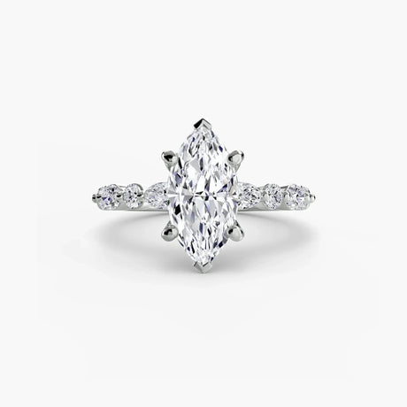 Solitaire with Eternity Pavé 2 - 4Me1 