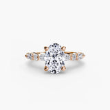 Solitaire with Eternity Pavé 2 - 4Me1 