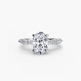 Solitaire with Eternity Pavé 2 - 4Me1 