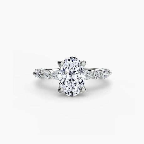 Solitaire with Eternity Pavé 2 - 4Me1 