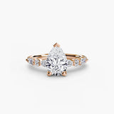 Solitaire with Eternity Pavé 2 - 4Me1 