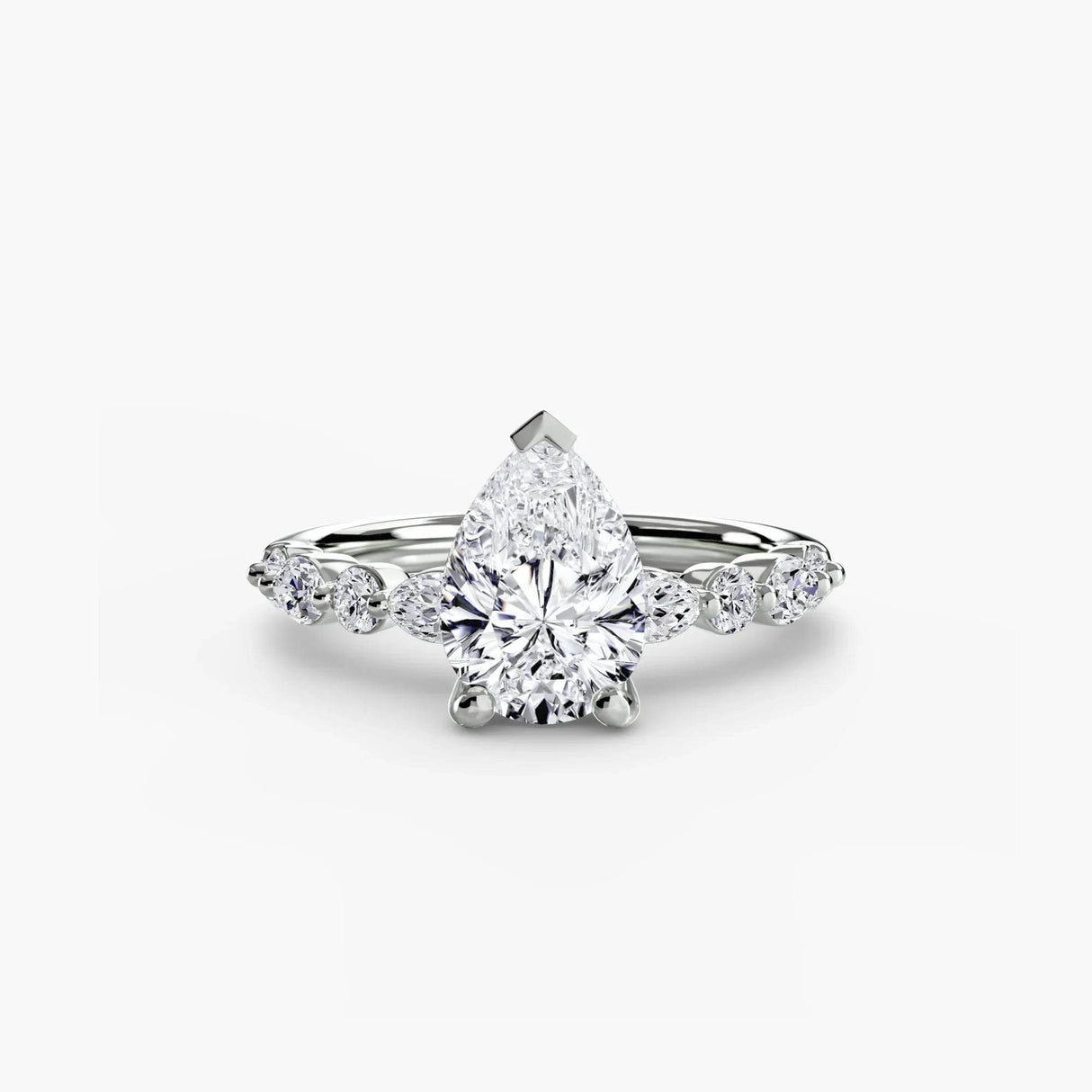 Solitaire with Eternity Pavé 2 - 4Me1 