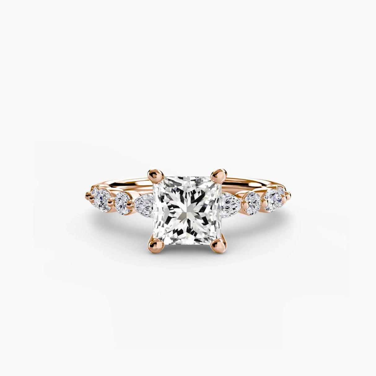 Solitaire with Eternity Pavé 2 - 4Me1 