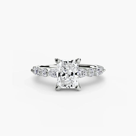 Solitaire with Eternity Pavé 2 - 4Me1 