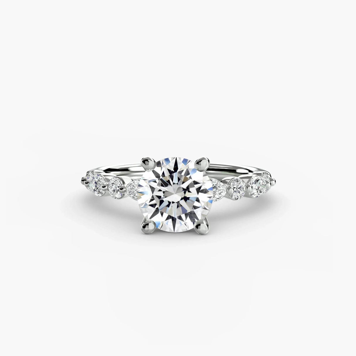 Solitaire with Eternity Pavé 2 - 4Me1 