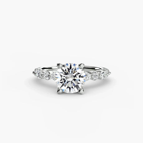 Solitaire with Eternity Pavé 2 - 4Me1 