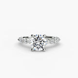 Solitaire with Eternity Pavé 2 - 4Me1 