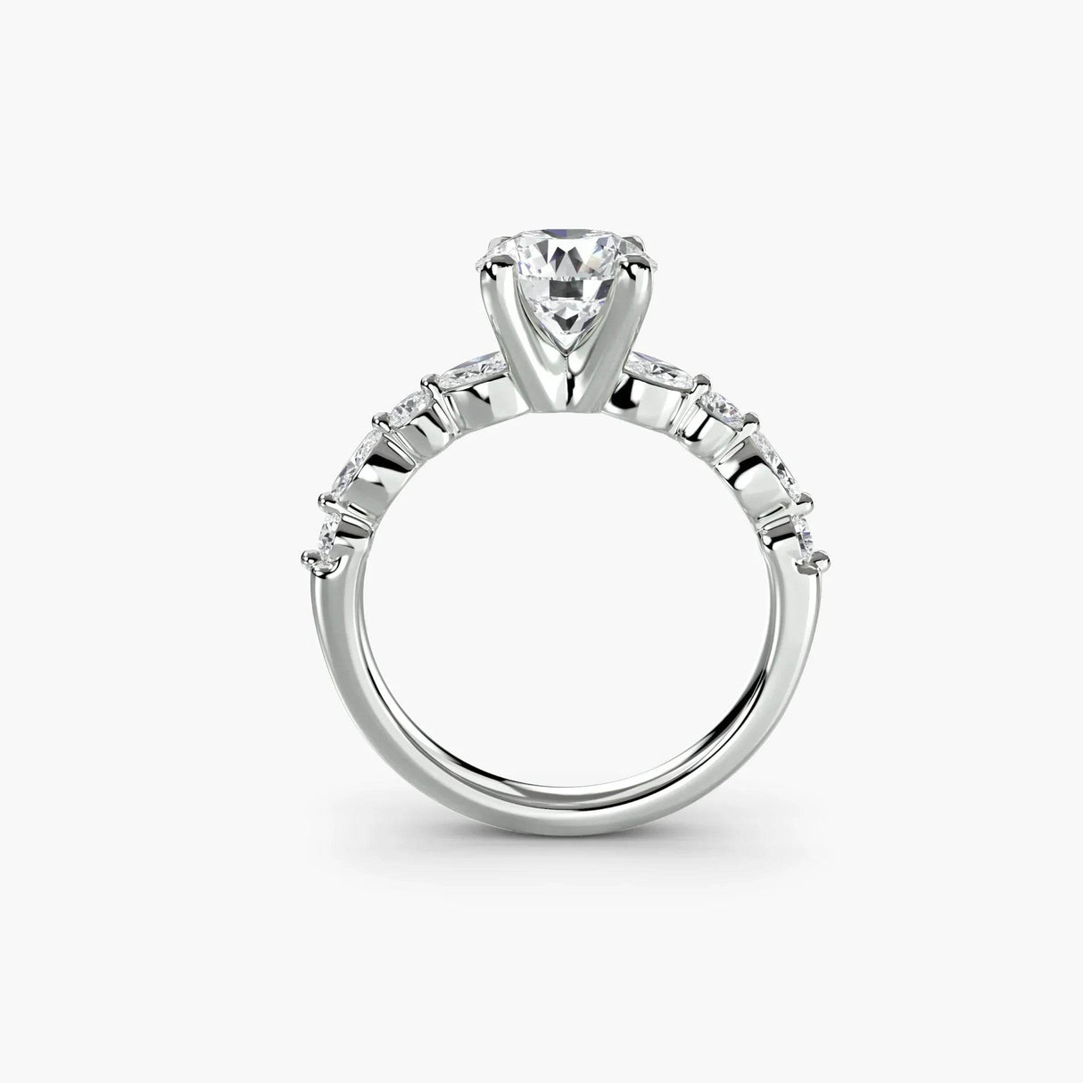 Solitaire with Eternity Pavé 2 - 4Me1 