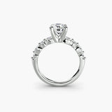 Solitaire with Eternity Pavé 2 - 4Me1 
