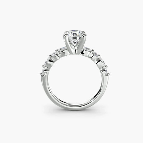 Solitaire with Eternity Pavé 2 - 4Me1 