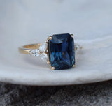 Nhẫn Lam Khổng Tước Trillium