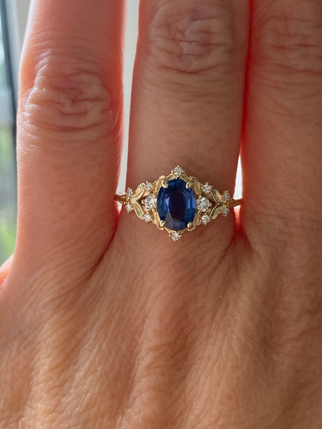 Nhẫn Lam Nguyệt Tinh Linh