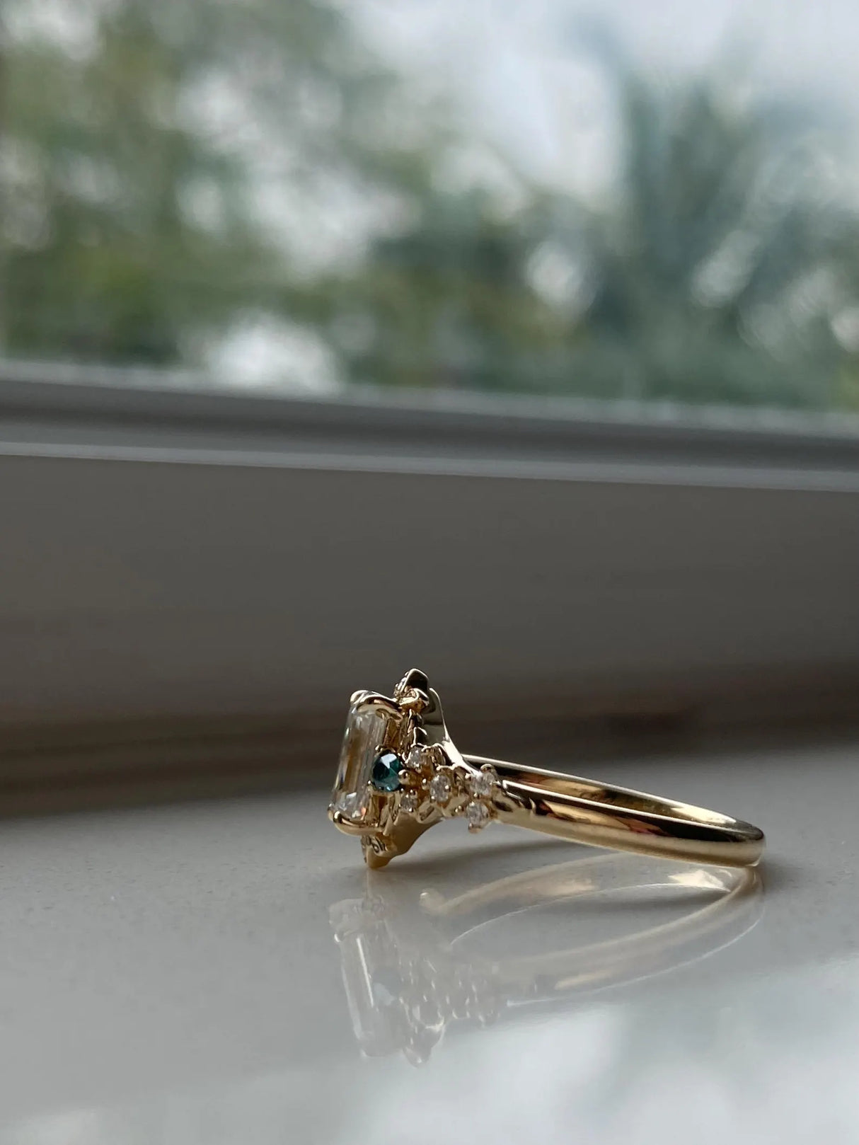 Nhẫn Lục Bảo Nguyệt Hoa